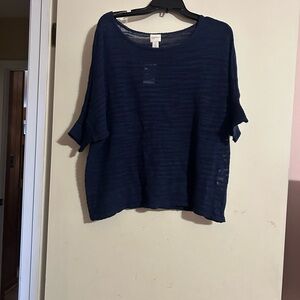 Chico's Deep Blue Blouse